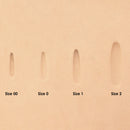 Matoirs thumbprint pour repoussage du cuir tannage végétal - Barry King Tools