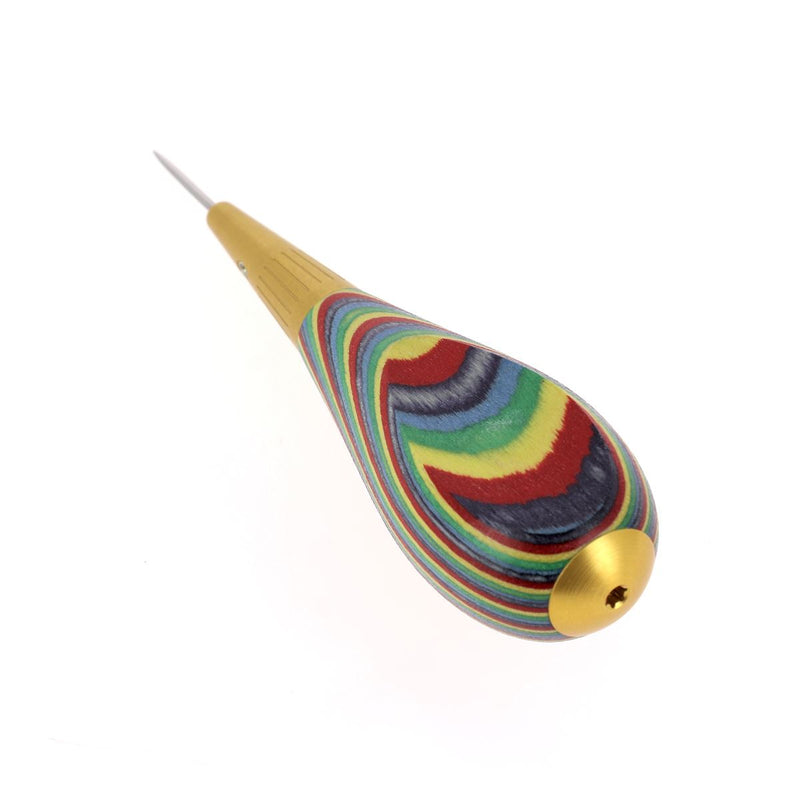 Alêne losange petite maroquinerie  Standard - 1,5mm - JD - Manche en bouleau multicolore