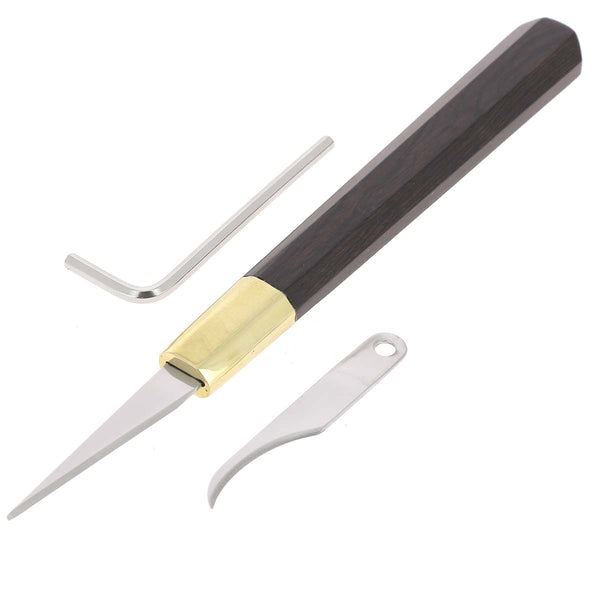 Multipurpose knife with 2 interchangeable blades - Tandy Leather 3595-01
