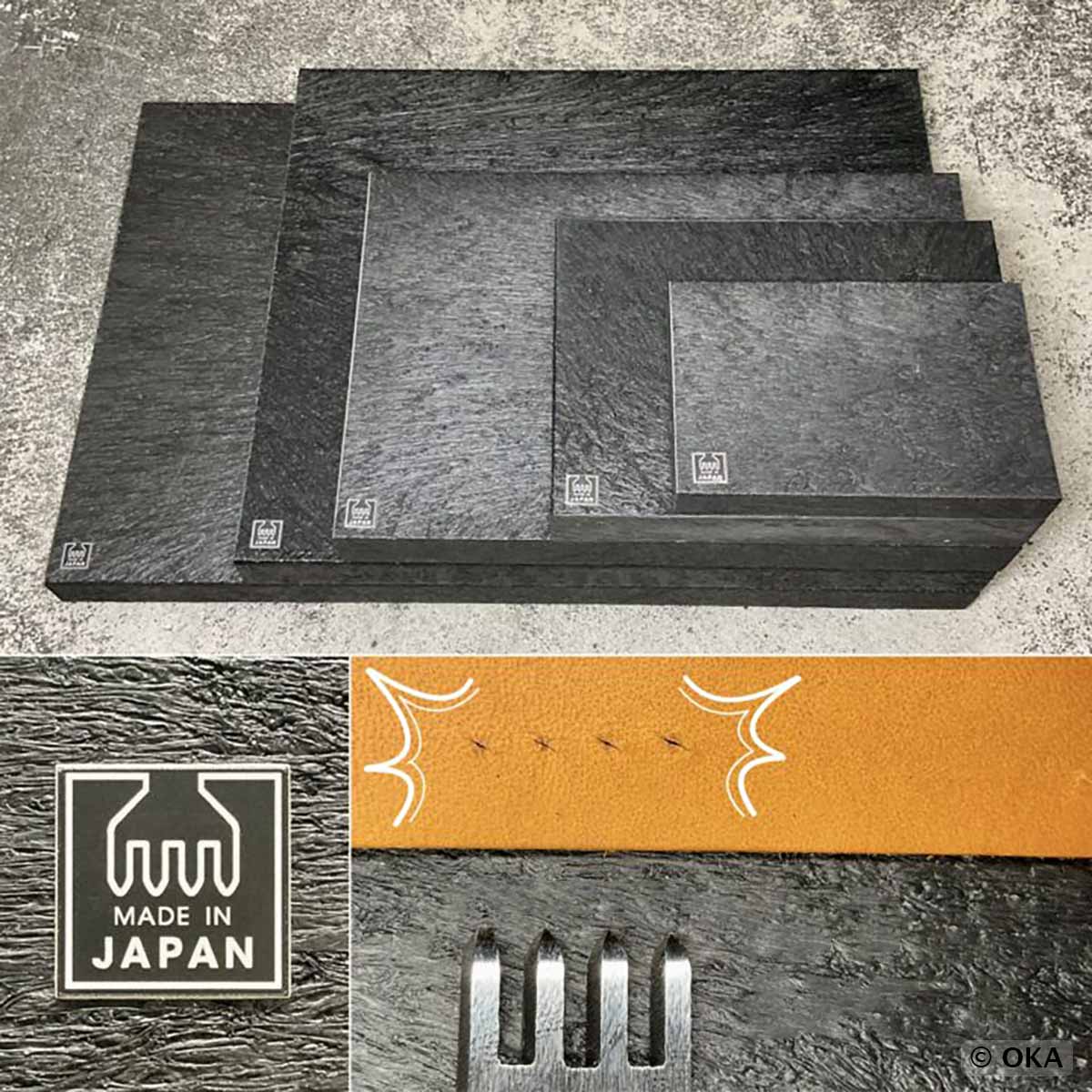 Plaques de découpe OKA pour le travail du cuir