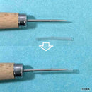 Alêne ronde OKA avec capuchon pour protéger la lame ronde