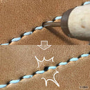 Alêne ronde Oka pour agrandir un trou ou arrêter une couture