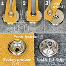 Outils pour enlever un bouton pression mal posé - Oka Japon