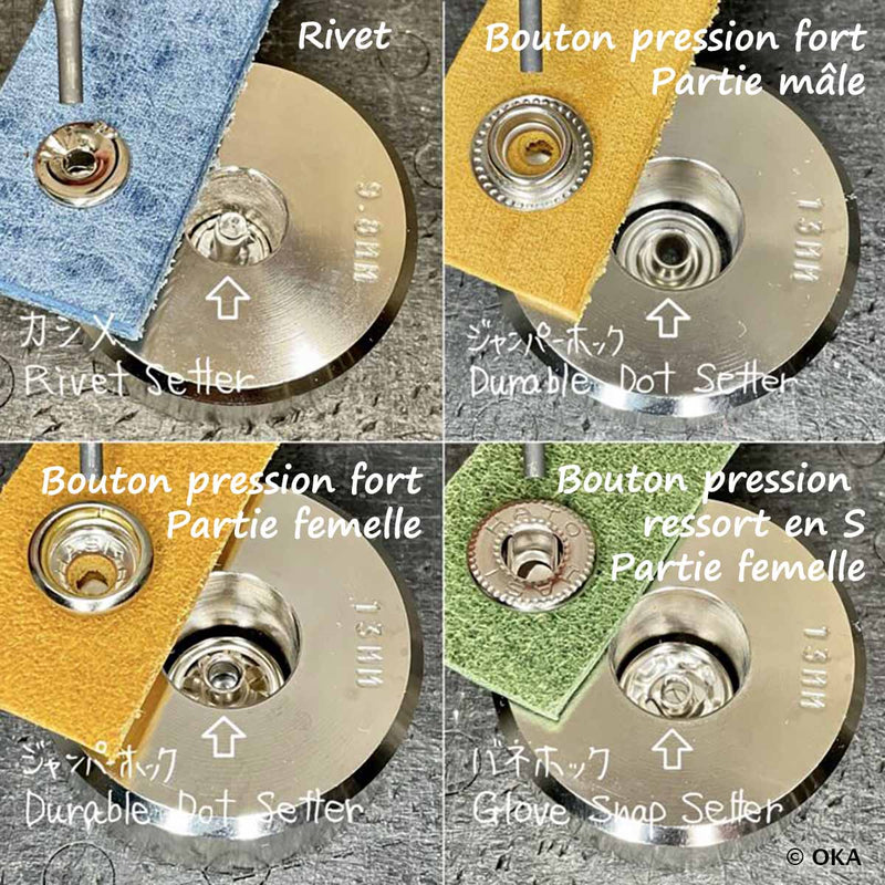 Fitting Removal Tool - Retirer boutons pression et rivet - Oka Factory