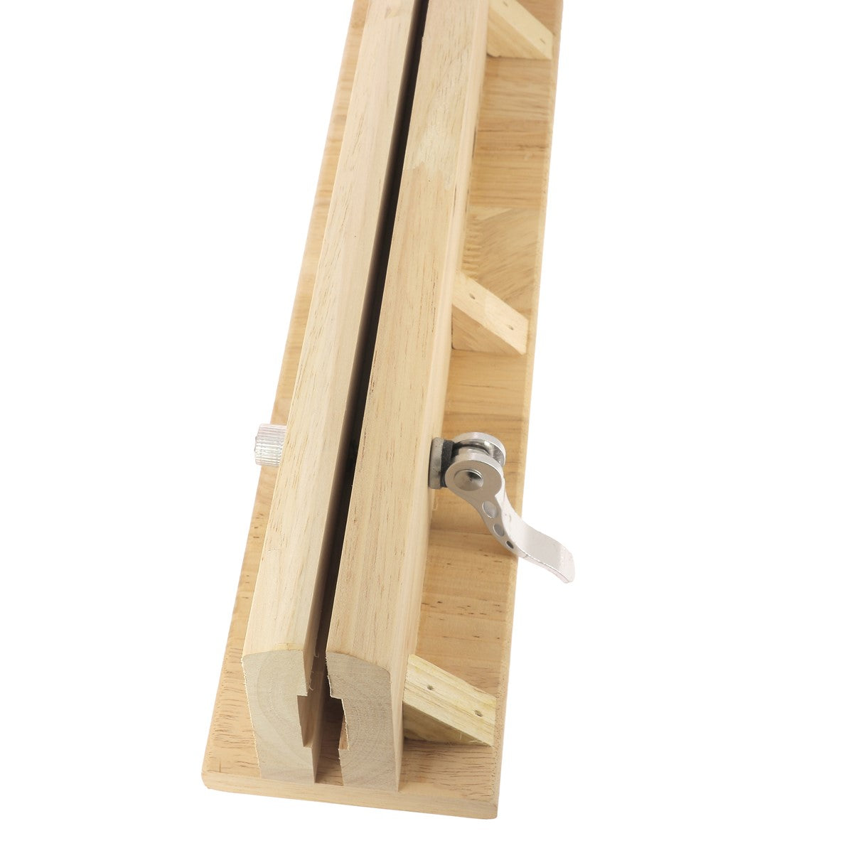 Valet de couture en bois ajustable pour maintenir toutes épaisseurs de cuir - Deco Cuir 