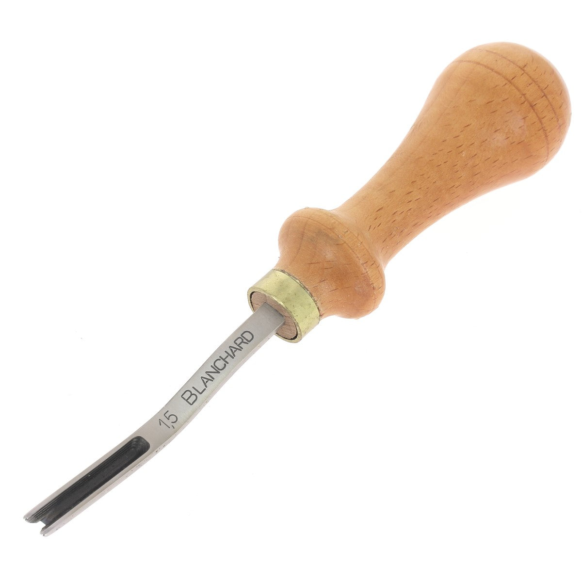 Abat-carre pour travail du cuir vergez blanchard chanfrein de 1,5 mm