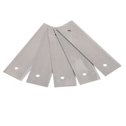 Ensemble de 5 lames affûtables Nippy, outils pour pareuse Skimini, avec lames de coupe pour affûtage précis.