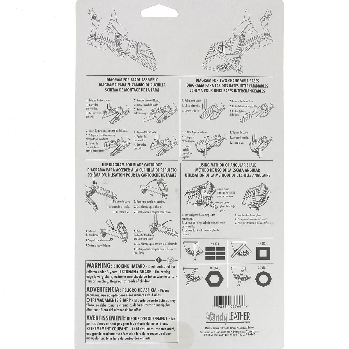 Conseils d'utilisation Pince rasoir pour découper le cuir - Craftool 3037-00