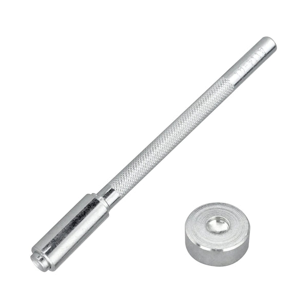 RIVET,silver 9x6.5mm--Clou à vis solide, Double tête plate incurvée RIVET,silver 9x6.5mm--Clou à vis solide, Double tête plate incurvée