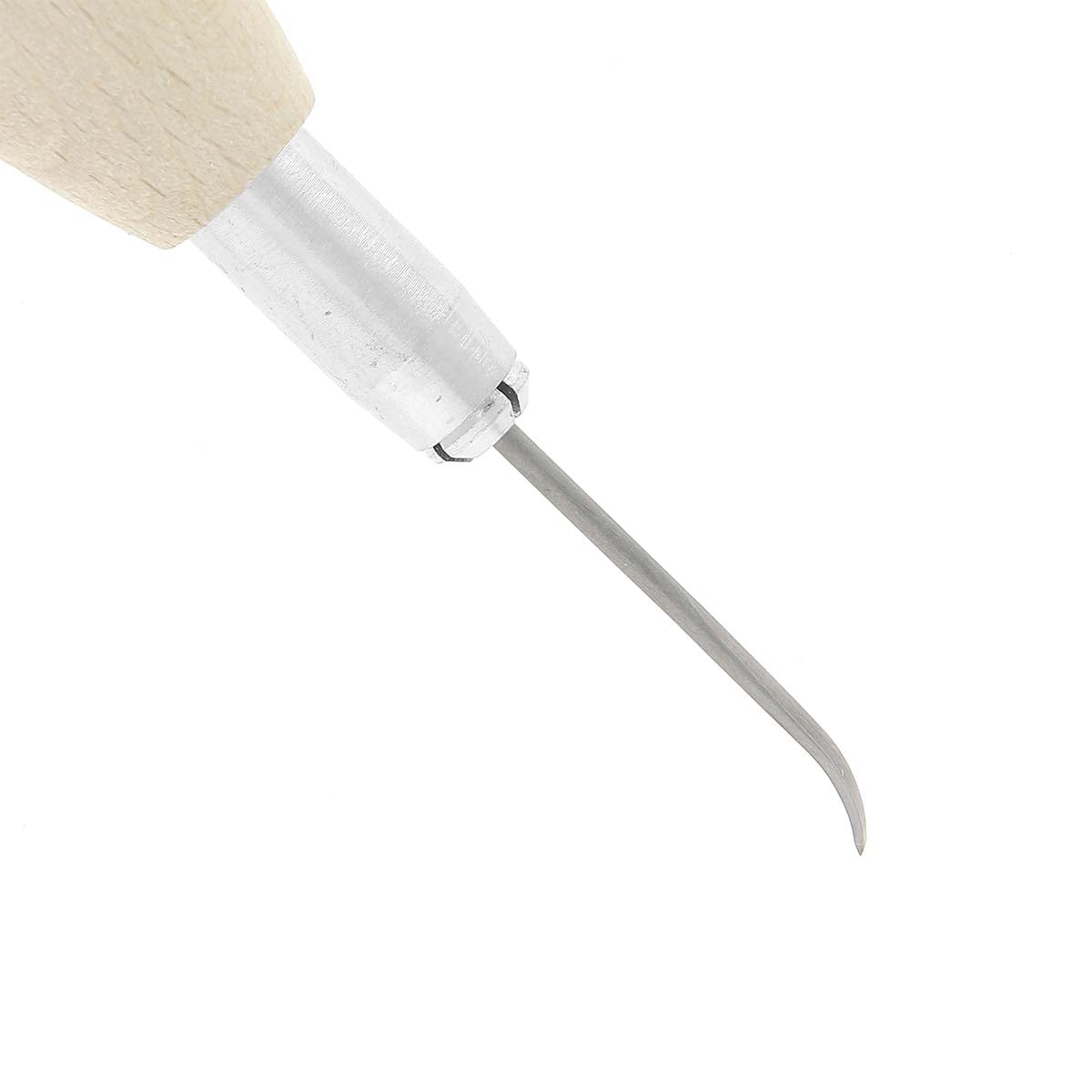 Lame d'alêne incurvée avec un manche à vis