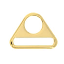 Anneau triangle - Finition doré clair