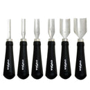 couteaux découpe angles cuir - coins arrondis