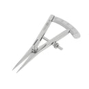 Mini compas de précision avec mesure d'angle - Pointe sèche - Deco Cuir