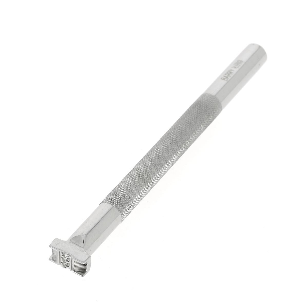 Matoir sur manche Barry King Tools - Haute qualité - Basket Stamps Braid