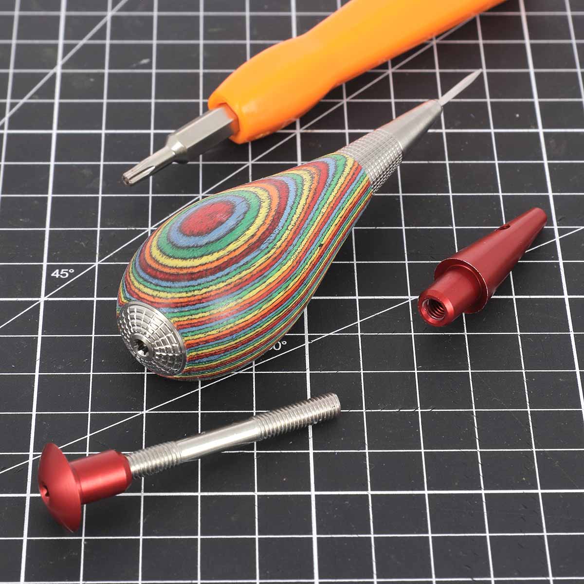 Alêne aux pinces Jérôme David - Couture du cuir à la main