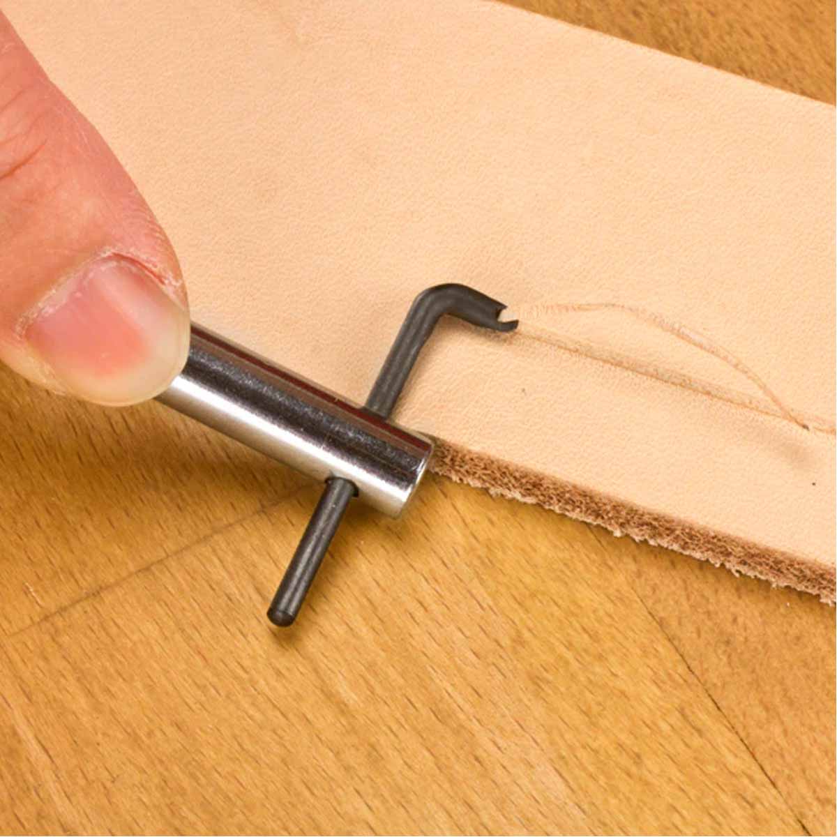 Rainette pour creuser sillon dans cuir ferme - 8074-00