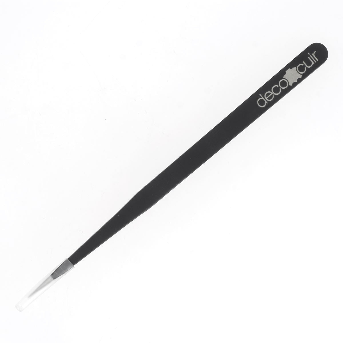 Pince brucelles droite et pointue pour travaux de précision  - Deco Cuir