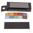 Petite plaque en carbone pour feuilles abrasives spéciales ponçage des tranches du cuir