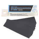 Boite de 10 feuilles de papier de verre 25x75mm - Grain 1000