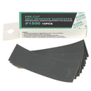 Boite de 10 feuilles de papier de verre 25x75mm - Grain 1500