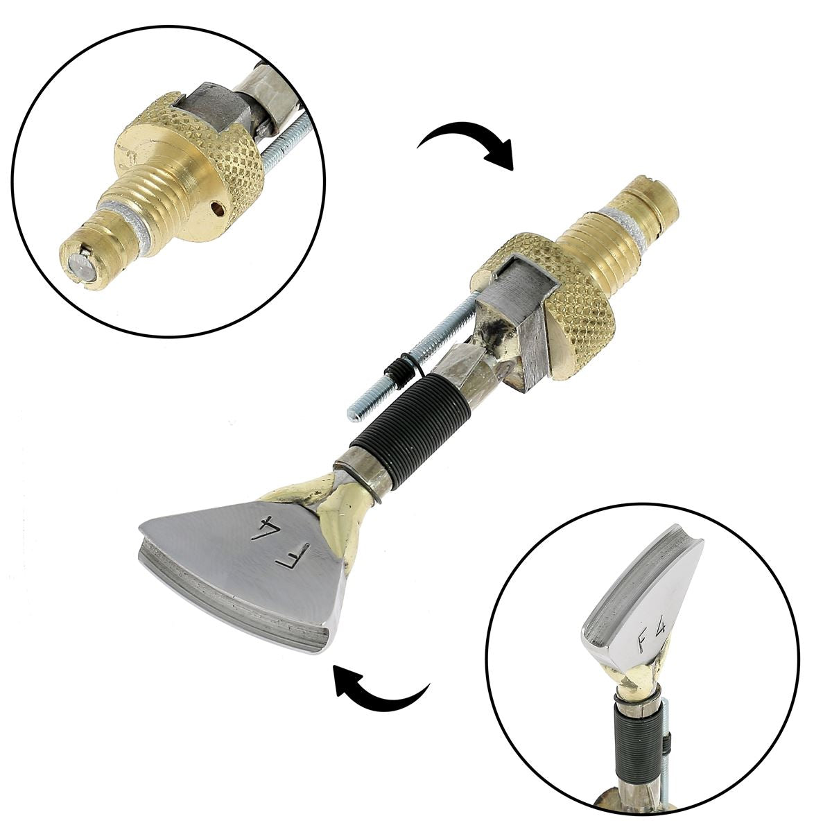 Filet plat avec guide pour fer à fileter - Serie F - Regad - Deco Cuir