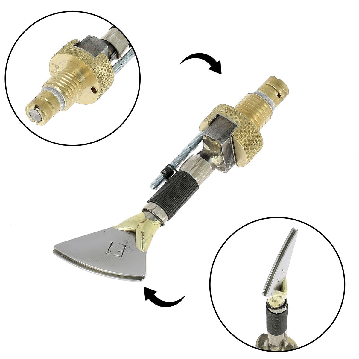 Filet plat avec guide pour fer à fileter - Serie F - Regad - Deco Cuir