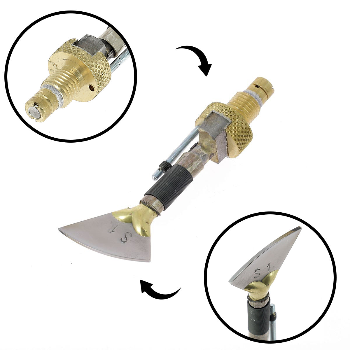 Filet simple plat pour fer à fileter - Serie S - Regad - Deco Cuir