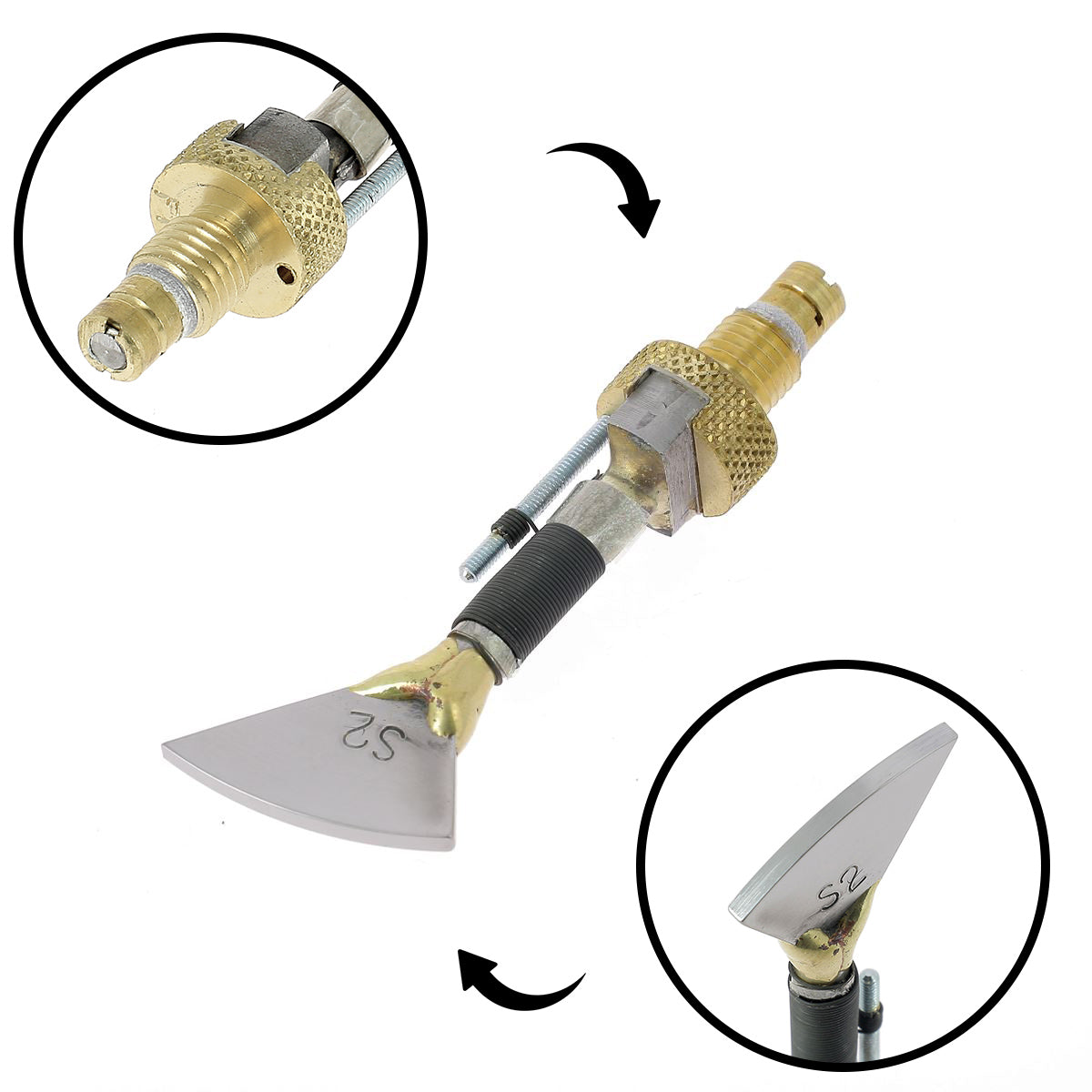 Filet simple plat pour fer à fileter - Serie S - Regad - Deco Cuir