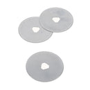 Lot de 3 lames de rechange pour cutter rotatif diamètre 45 mm - Deco Cuir