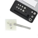 Kit d'outils de pose pour rivets en inox - 16 pièces - Deco Cuir - Deco Cuir