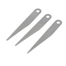 3 lames DROITES pour couteau  polyvalent TB273 - Outil de coupe pour le cuir