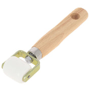 Rouleau ébonite lisse pour presser le cuir, outil de bricolage en France, utilisé pour travailler et maroufler le cuir.