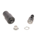Jeu de pose PRESSE D'ÉTABLI pour fixer les OEILLETS à ROULER avec rondelles diamètre intérieur 5mm