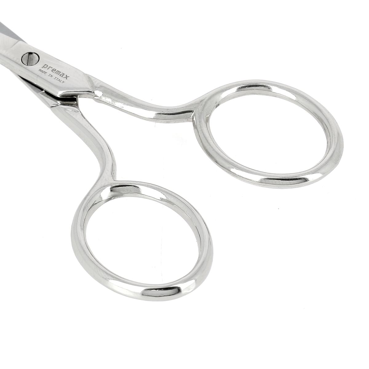 Ciseaux pour travaux de précision et broderie 9cm - Chrome - Ambidextre - Premax - Fait en Italie