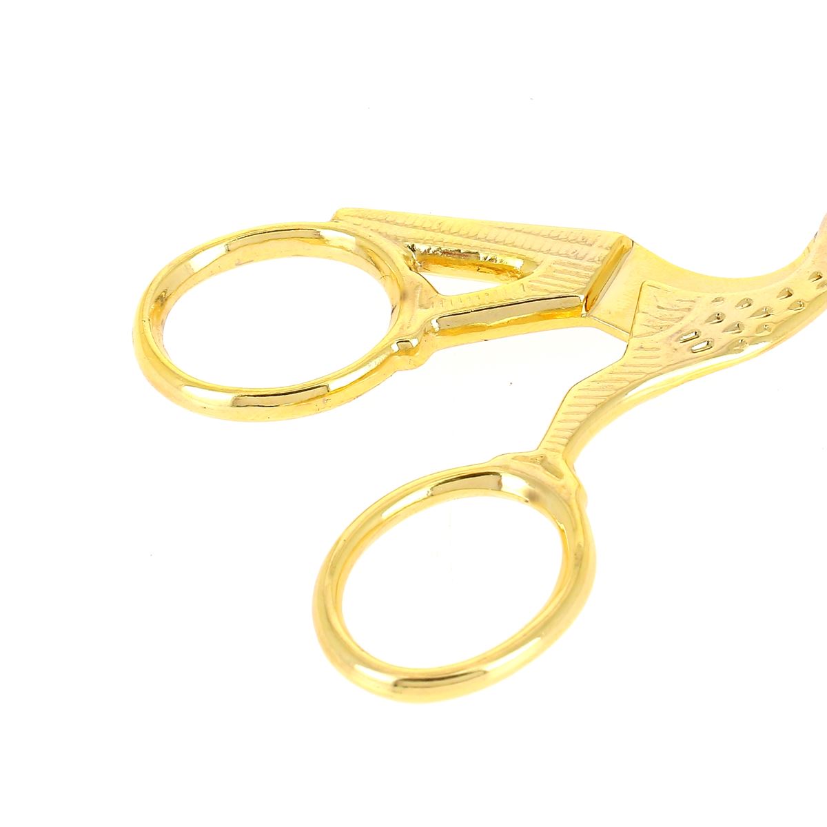 Ciseaux pour travaux minutieux - cigogne dorée 9cm -  Acier - Ambidextre - Premax Italie