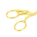Ciseaux pour travaux minutieux - cigogne dorée 9cm -  Acier - Ambidextre - Premax Italie