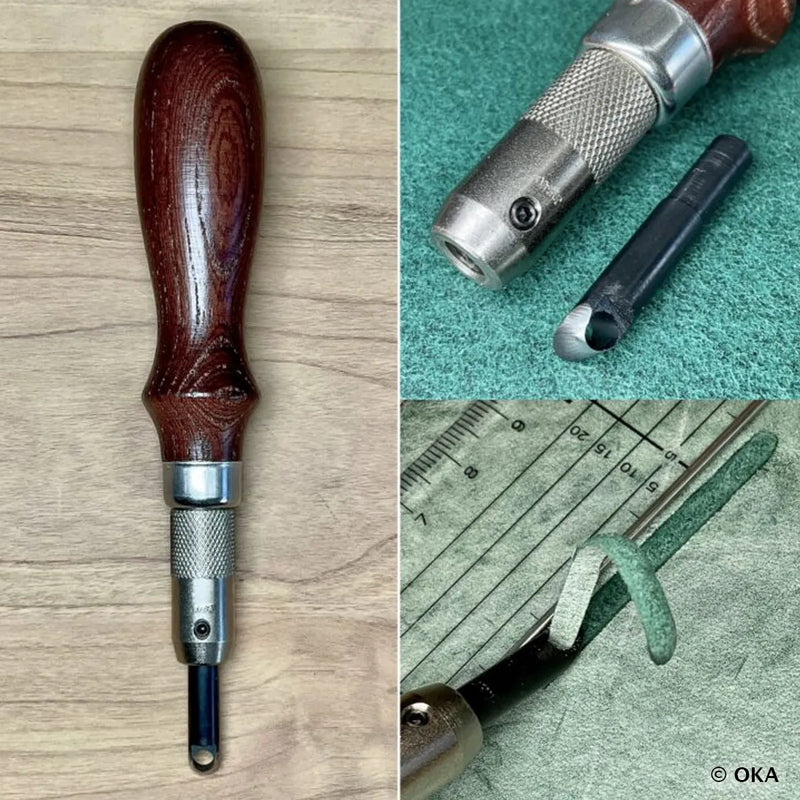 Rainette à creuser pour cuir - Oka