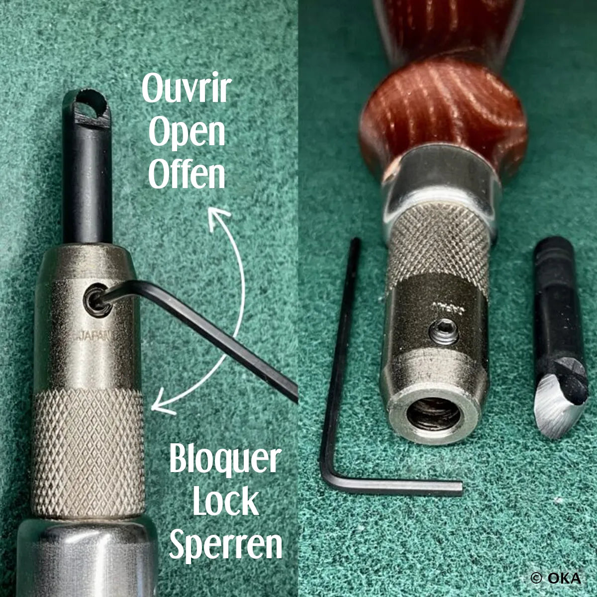 Comment changer la lame de la rainette cuir OKA