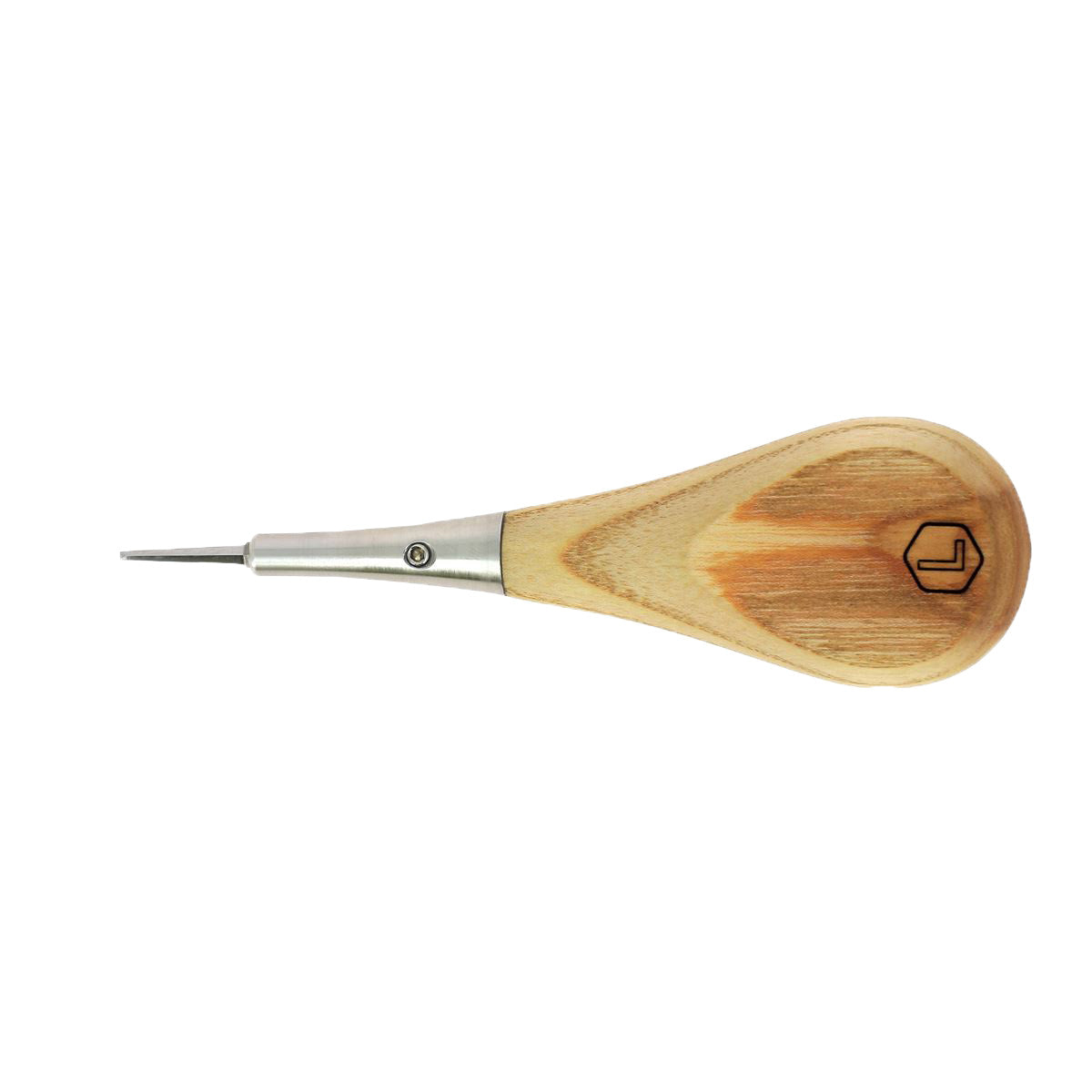 Alêne aux pinces maroquinerie 2mm - LEGACY - Manche en frêne olivier