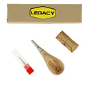 Alêne aux pinces maroquinerie 2mm - LEGACY - Manche en frêne olivier