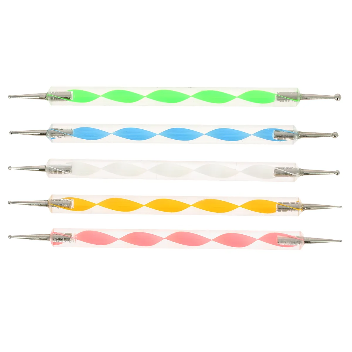 Lot de 5 modeleurs Double Boule - Outil travail cuir