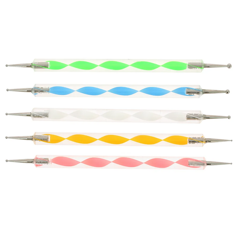 Lot de 5 modeleurs Double Boule - Outil travail cuir