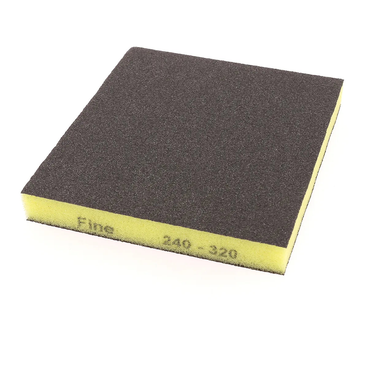 Éponge abrasive Sia 7983 siasponge flex, grain fin 240-320, jaune, outil pour ponçage et finition.