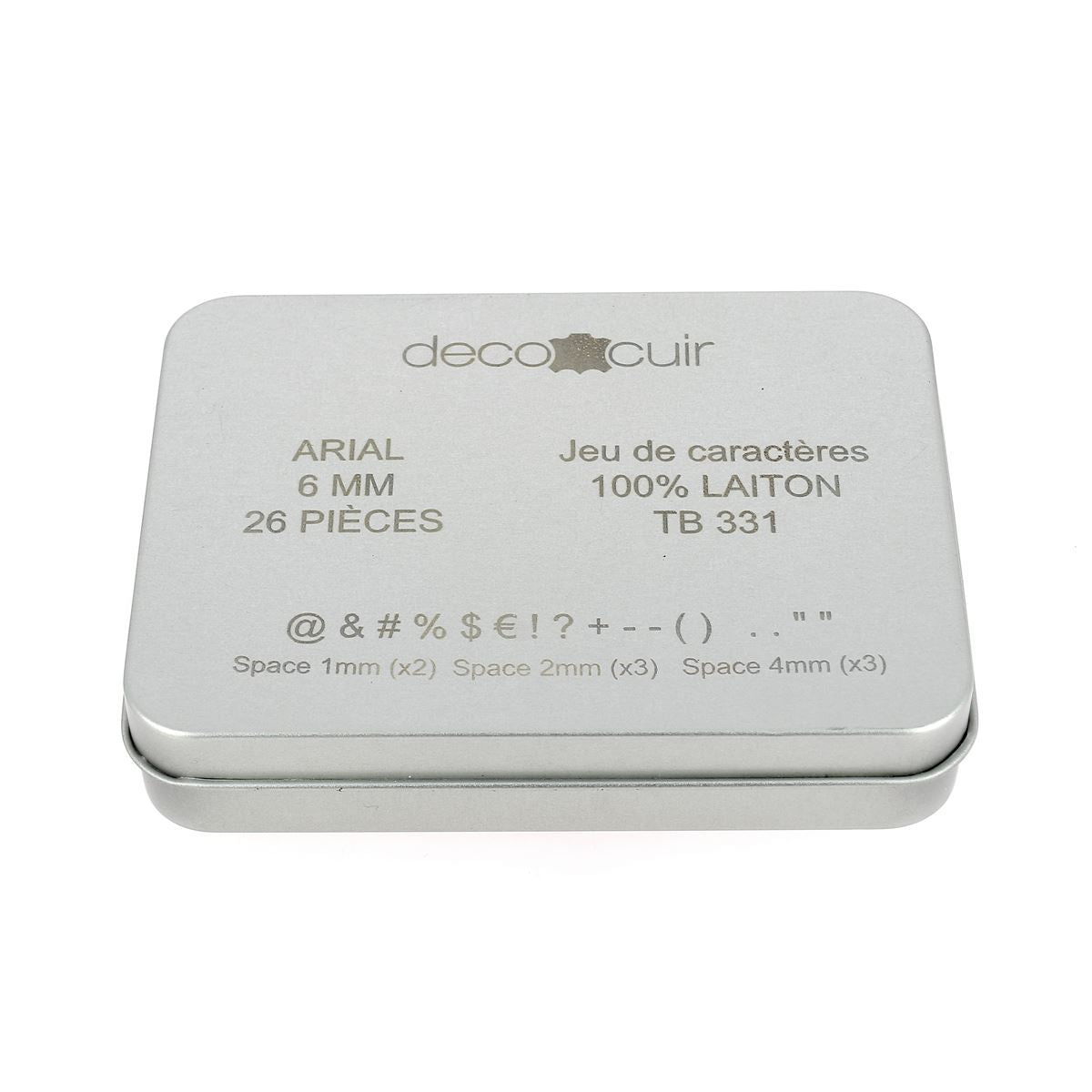 Caractères spéciaux en laiton pour marquage et gravure cuir
