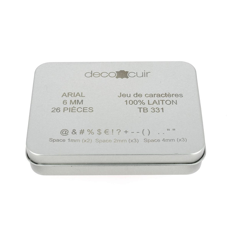 Caractères spéciaux en laiton pour marquage et gravure cuir