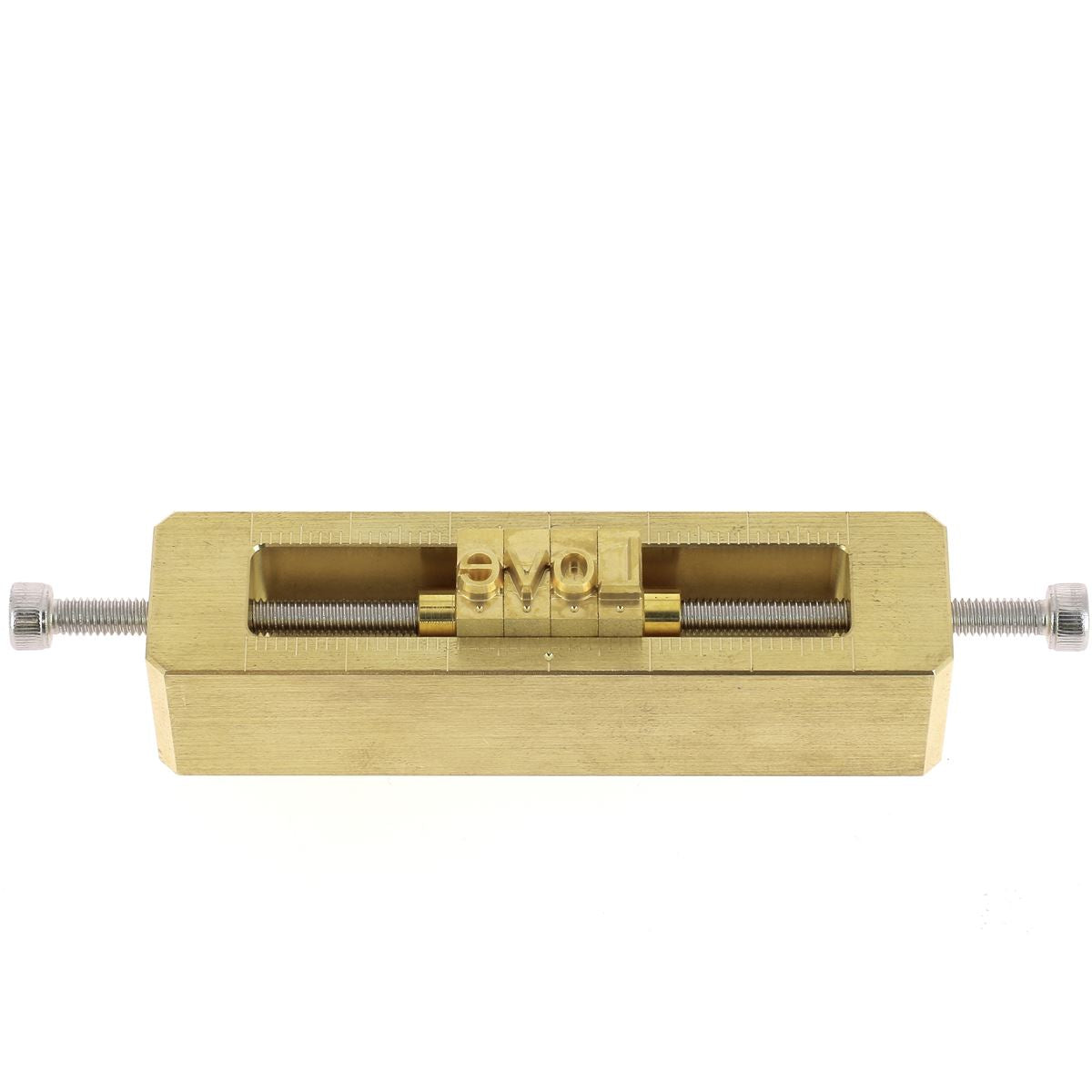 Marquage texte sur cuir