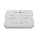 26 chiffres en laiton arial taille 4 mm pour embossage e gravure sur cuir - Deco cuir