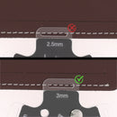 Vérification marges de couture avec guide Deco Cuir