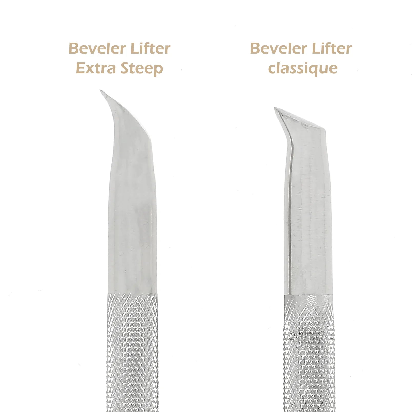 Outil Matoir Beveler Lifter Extra Steep de Barry King Tools, en acier, pour le levage précis des matériaux.