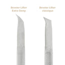 Outil Matoir Beveler Lifter Extra Steep de Barry King Tools, en acier, pour le levage précis des matériaux.